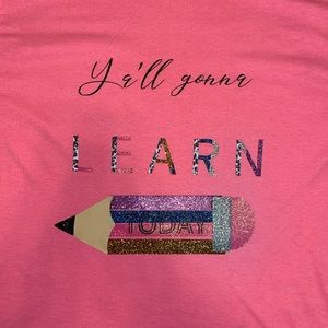 Custom made teacher tshirt